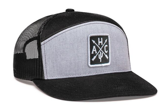 Pacific Headwear 6-Panel Arch Trucker Snapback Cap