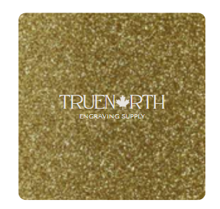 Gold 3mm Glitter Acrylic