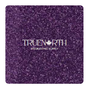 Dark Purple 3mm Glitter Acrylic